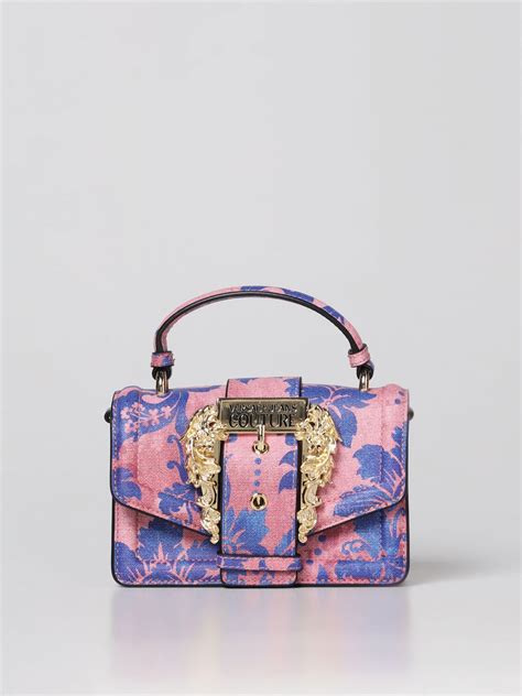 sac a main versace jeans rose|Sac à main Versace Jeans Couture Rose en Polyamide .